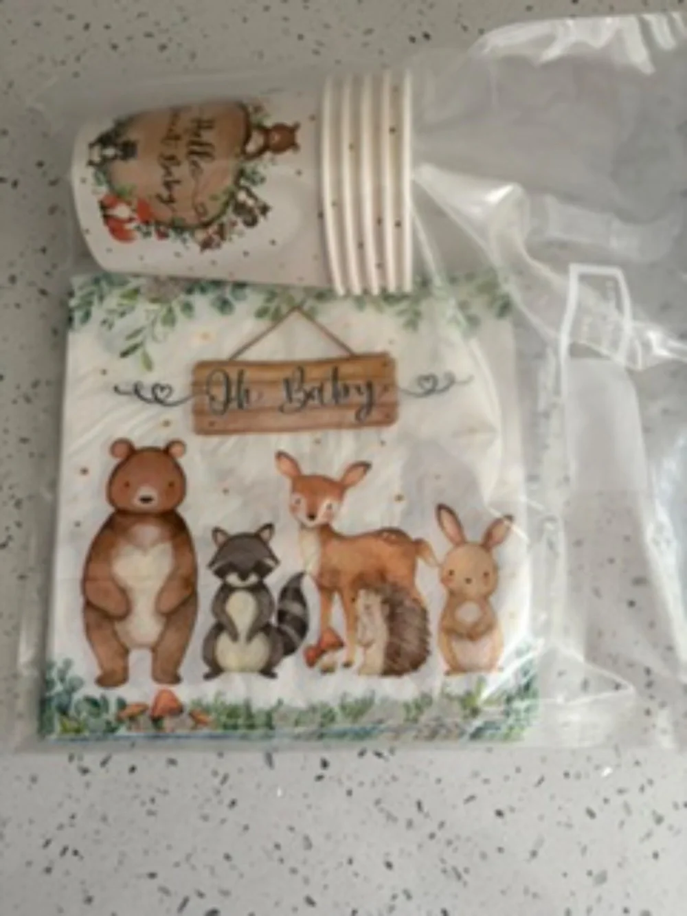 Baby Shower Decorations  Supplies Woodland Theme with critters
